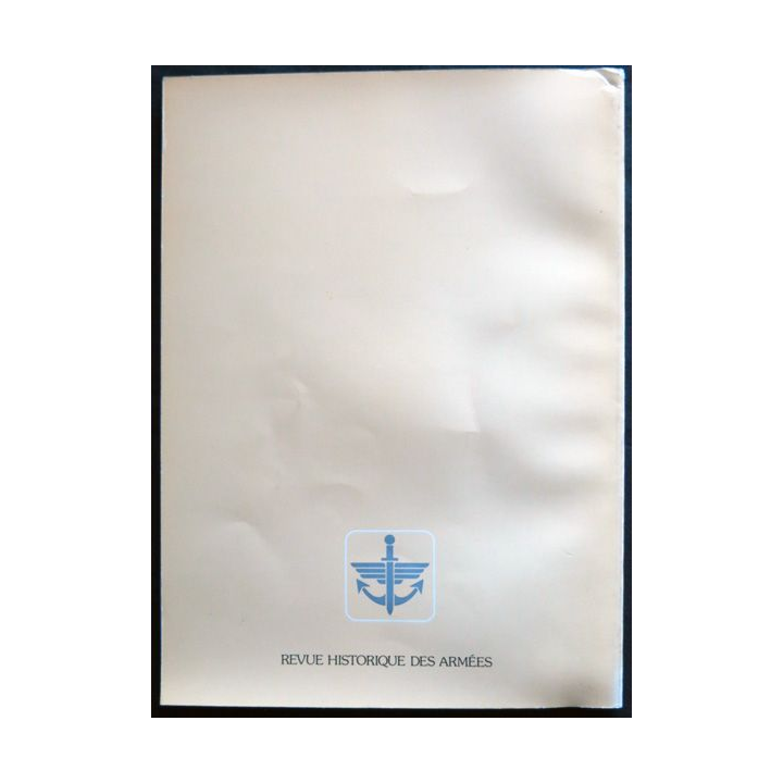 Revue Historique des armées N°4 1985 (N°161 Décembre 1985)