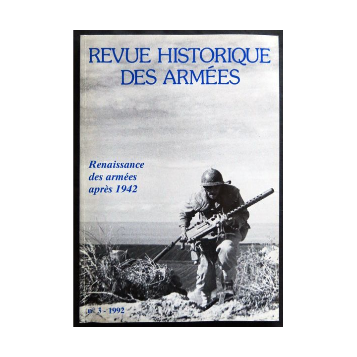 Revue Historique des armées N°3 1992 (N° 188 Septembre 1992)