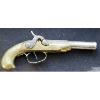 pistolet marine en laiton et métal 20 cm (0,55 kg)