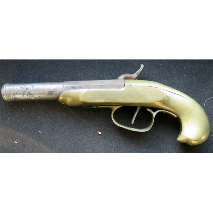 pistolet marine en laiton et métal 20 cm (0,55 kg)