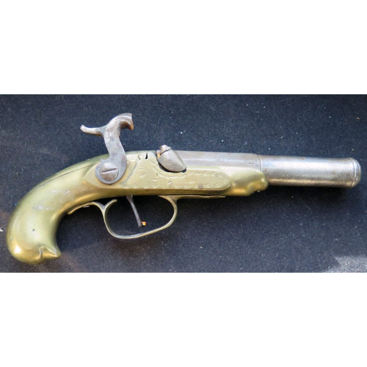 pistolet marine en laiton et métal 20 cm (0,55 kg)