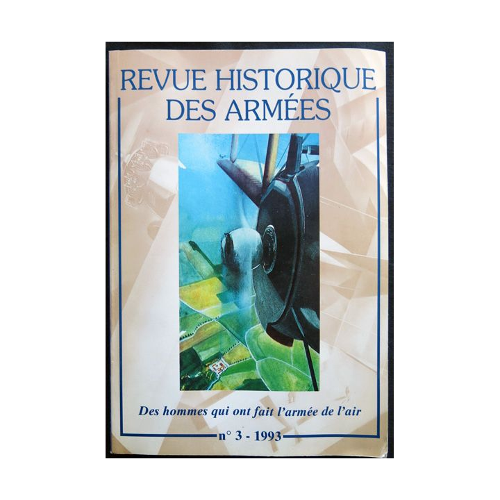 Revue Historique des armées N°3 1993 (N° 192 Septembre 1993)