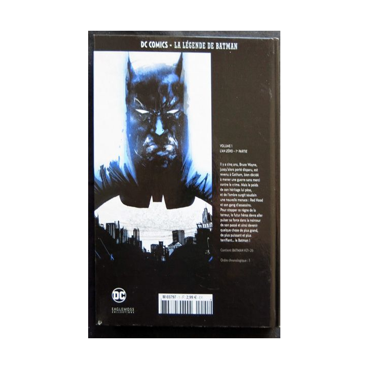 L'an Zéro - La légende de Batman 1° partie dessins de Greg Cappulo aux éditions DC Eaglemos Collections
