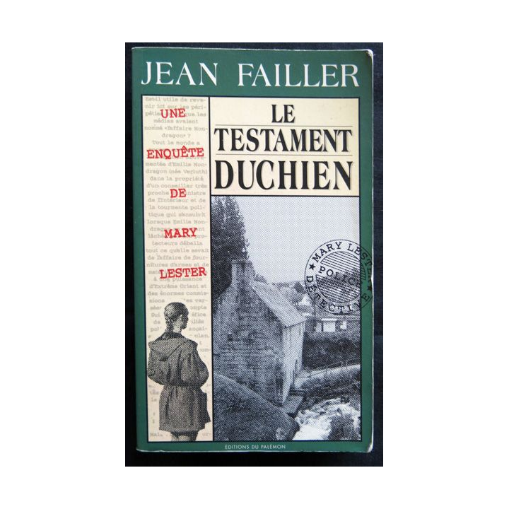 Le testament Duchien - une enquête de Mary Lester écrit par Jean Failler aux éditions du Palémon
