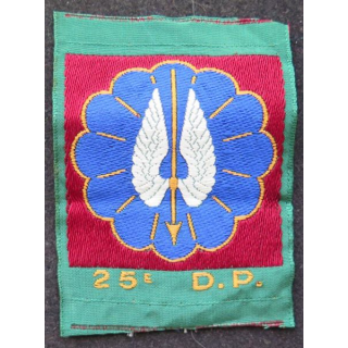25° DP : Insigne tissu de la 25° division parachutiste