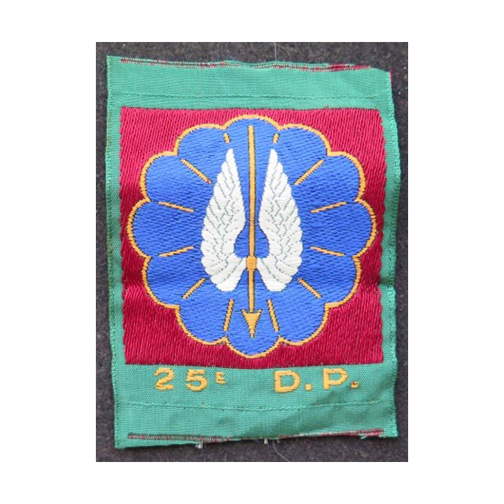 25° DP : Insigne tissu de la 25° division parachutiste