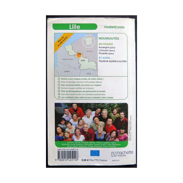 Le Guide du Routard Lille année 2009-2010  écrit par Philippe Gloaguen aux éditions Hachette