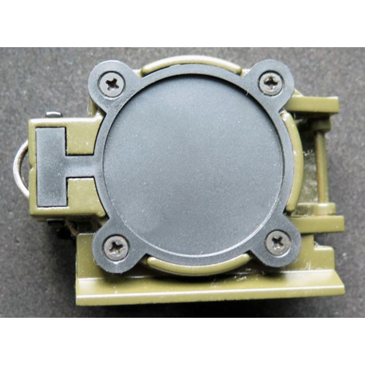 Boussole de type ranger compass 7,5 x 5,8 cm vert armée