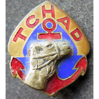 RMT régiment de marche du Tchad  Aremail Paris en émail