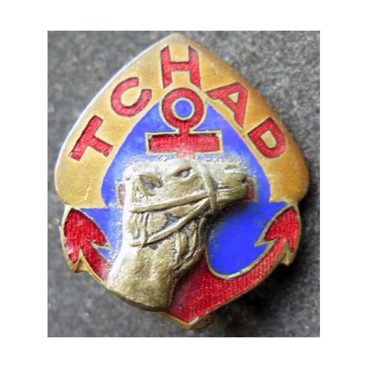 RMT régiment de marche du Tchad  Aremail Paris en émail