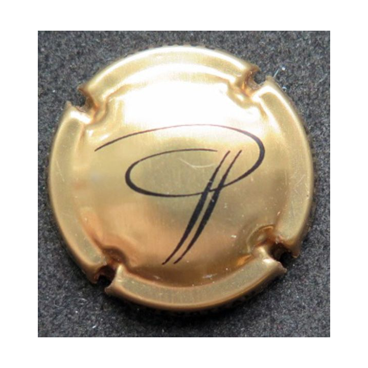 Capsule Muselet de bouteille de champagne Prévoteau doré