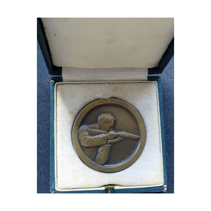 médaille de bronze de tir offert par le ministre du de la guerre