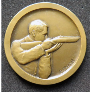 médaille de bronze de tir offert par le ministre du de la guerre