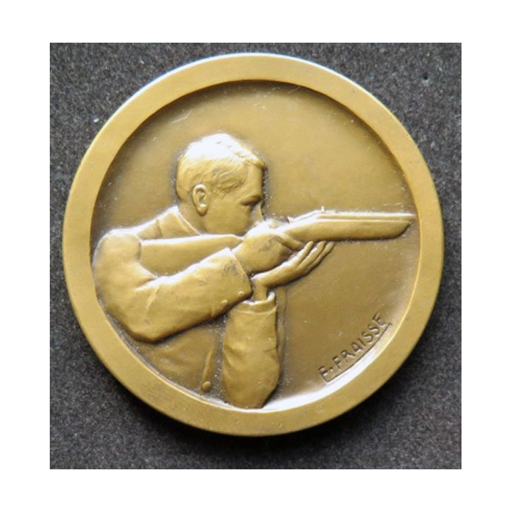 médaille de bronze de tir offert par le ministre du de la guerre