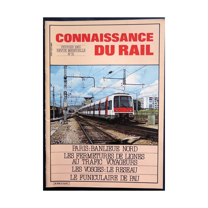 Connaissance du rail N° 31 Février 1983 Les Editions de l'Ormet Paris