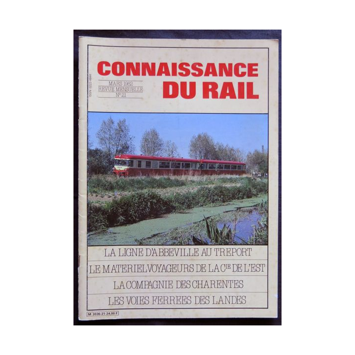 Connaissance du rail N° 21 Mars 1982 Les Editions de l'Ormet Paris