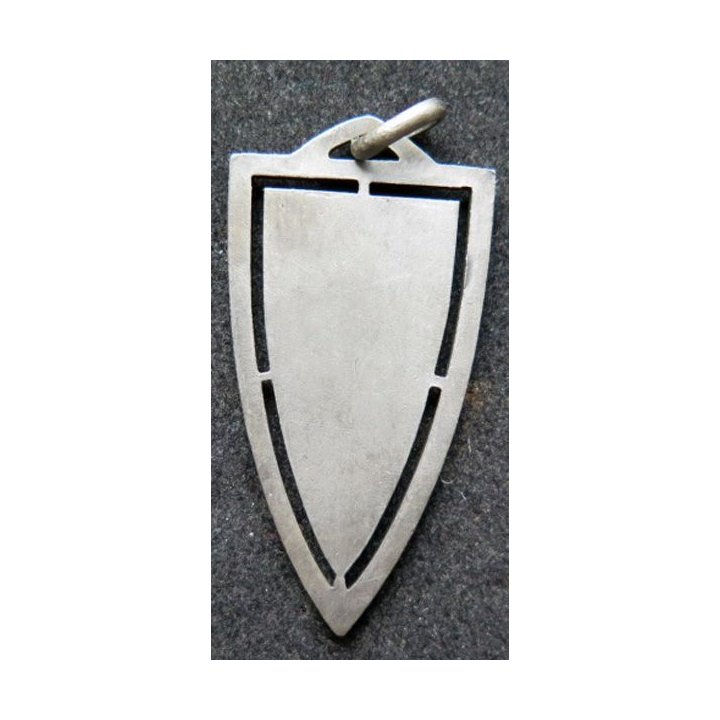 médaille argentée et émaillée de la fédération de tir