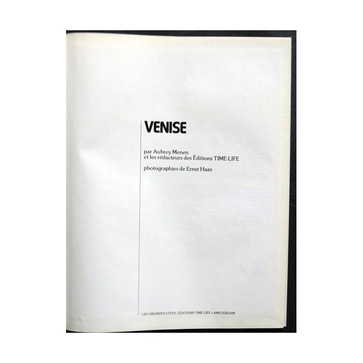 Les grandes cités - Venise par Aubrey Menen aux éditions Time Life