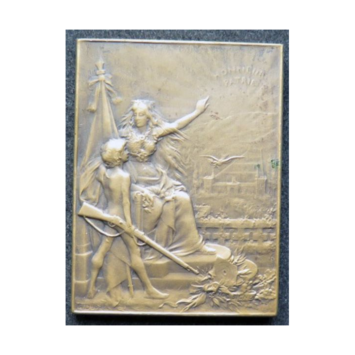 médaille en bronze de l'Union des sociétés de tir 5 x 3,8 cm