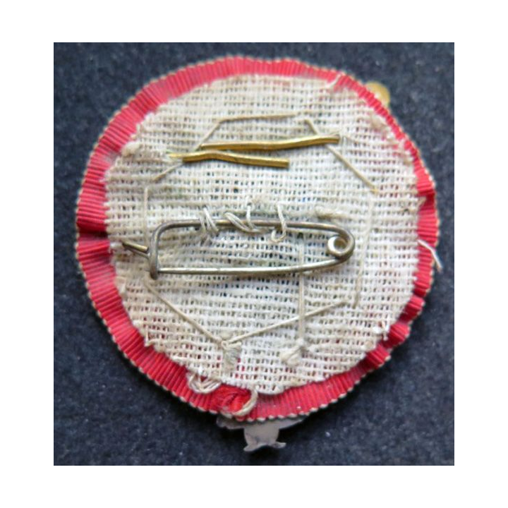 vieille plaque de délégué de la fédération de tir de 4 cm de diamètre