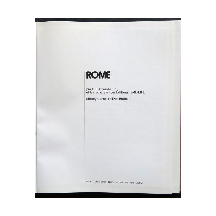 Les grandes cités - Rome par E.R. Chamberlin aux éditions Time Life