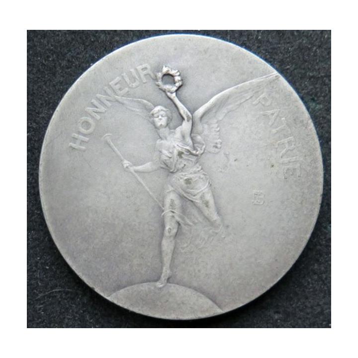médaille en bronze argenté de l'Union des sociétés de tir 3 juin 1886