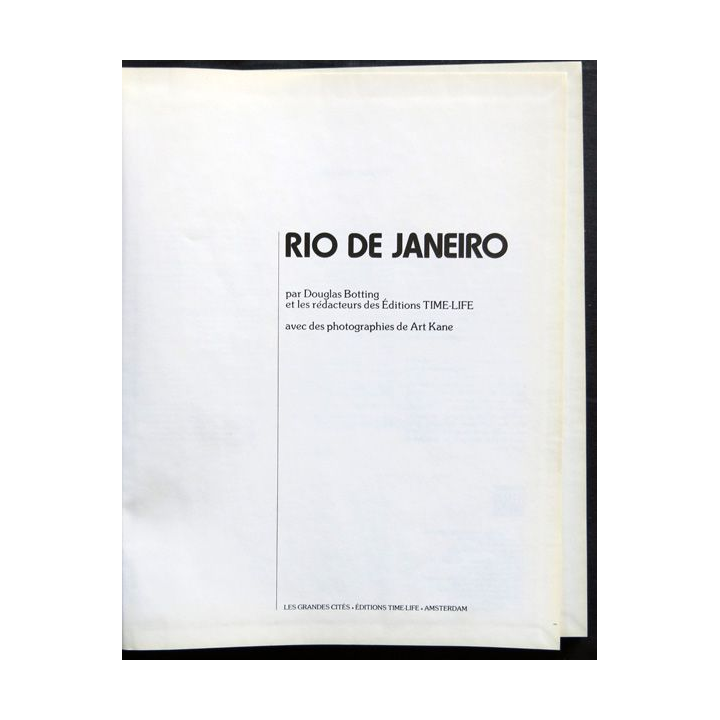 Les grandes cités - Rio de Janeiro par Douglas Botting aux éditions Time Life