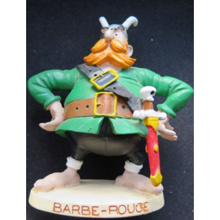 Barbe Rouge en résine plastoy collectoys Atlas 2000 hauteur 13 cm