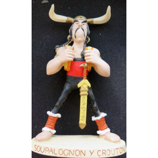 Soupalognon y crouton en résine plastoy collectoys Atlas 2000 hauteur 15cm