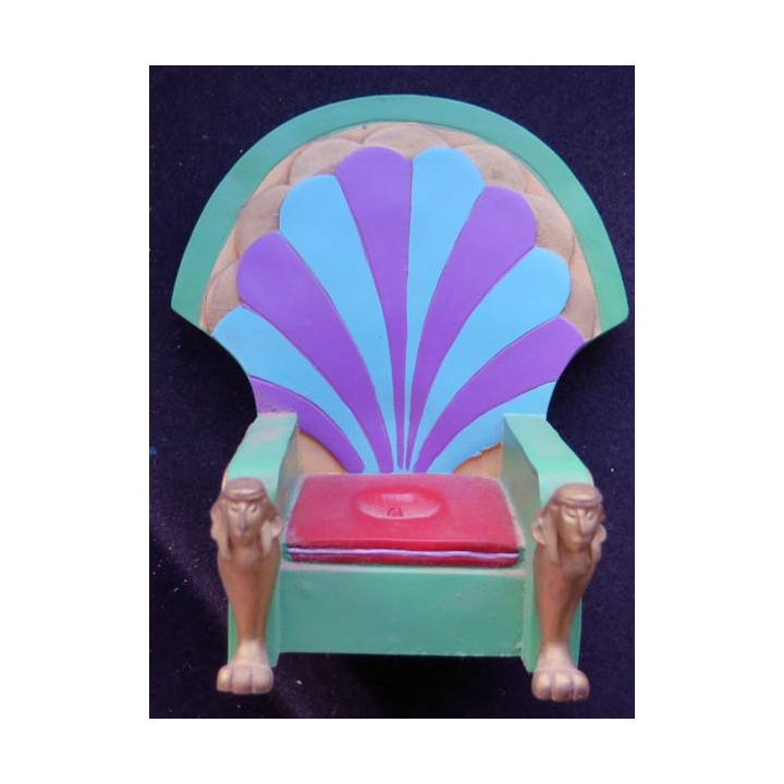 Cléopatre avec son trône en résine plastoy collectoys Atlas 2000