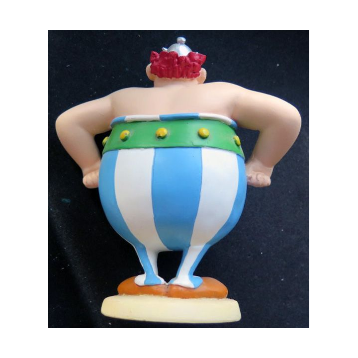 Obélix en résine plastoy collectoys Atlas 2000 hauteur 14 cm