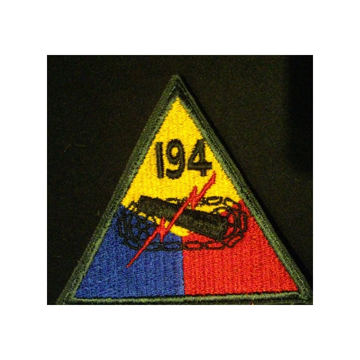 194° Armored division US army patch