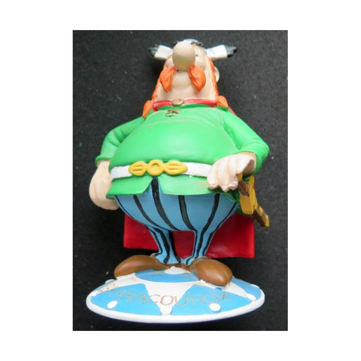 Abraracourcix en résine plastoy collectoys Atlas 2000 hauteur 11 cm