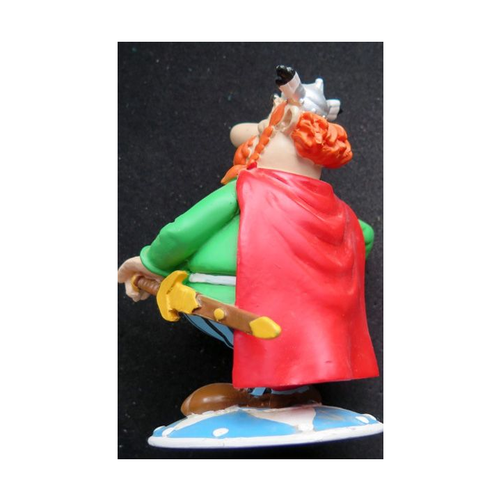 Abraracourcix en résine plastoy collectoys Atlas 2000 hauteur 11 cm