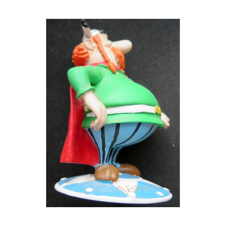 Abraracourcix en résine plastoy collectoys Atlas 2000 hauteur 11 cm