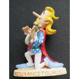 Assurancetourix en résine plastoy collectoys Atlas 2000 hauteur 10 cm