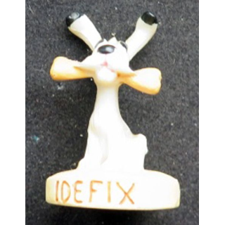 Idefix en résine plastoy collectoys Atlas 2000 hauteur 4 cm