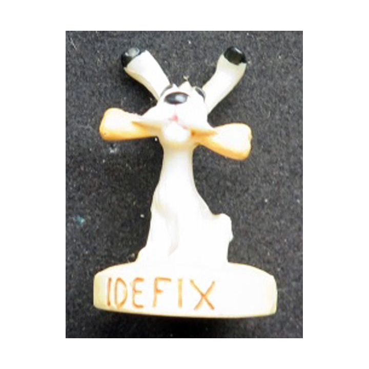 Idefix en résine plastoy collectoys Atlas 2000 hauteur 4 cm