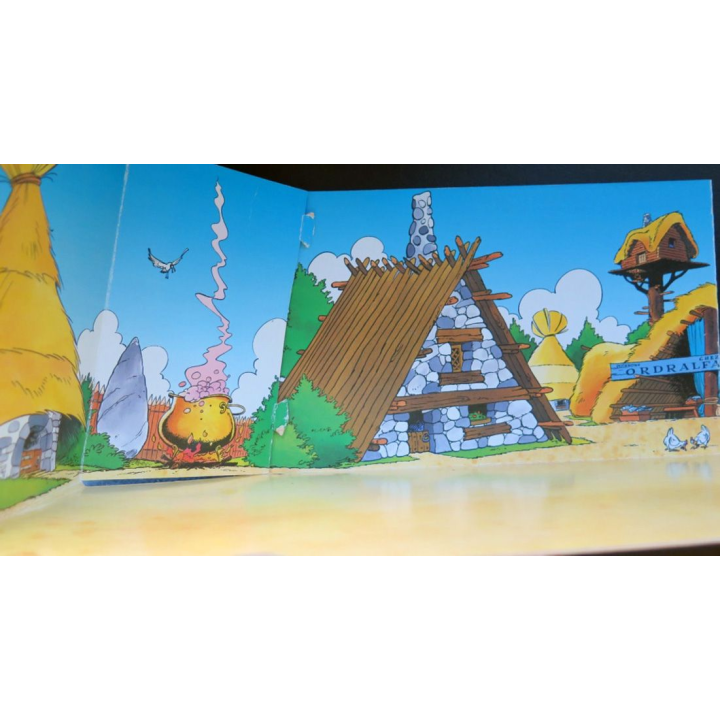 Décor du Camp d'Astérix Plastoy collectoys Atlas 2001