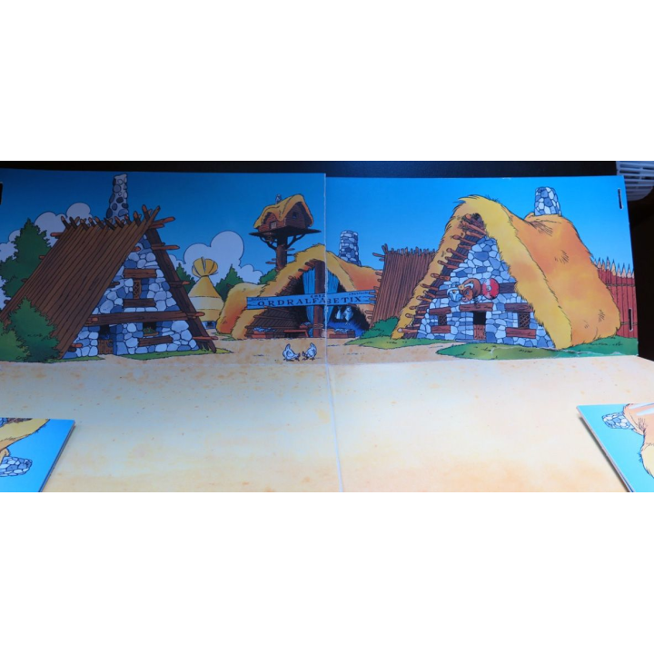 Décor du Camp d'Astérix Plastoy collectoys Atlas 2001