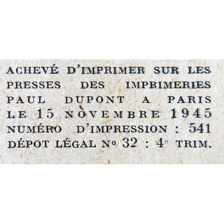 La France d'Outremer dans la guerre écrit par le Médecin général Vaucel par le Ministère des colonies 1945