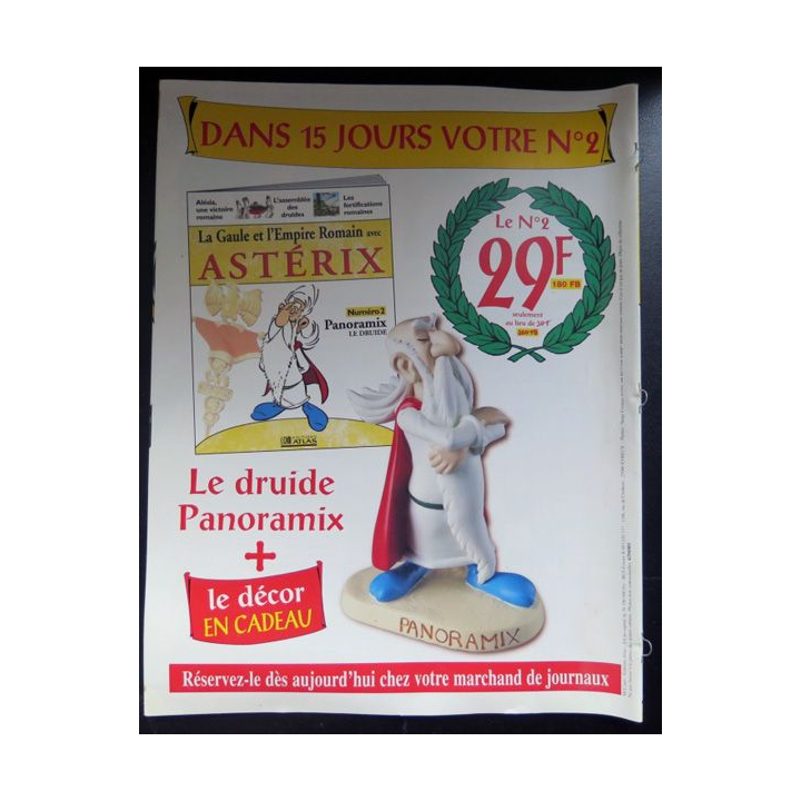 La Gaule et l'empire Romain avec Astérix n°1 Astérix le Gaulois ed Atlas