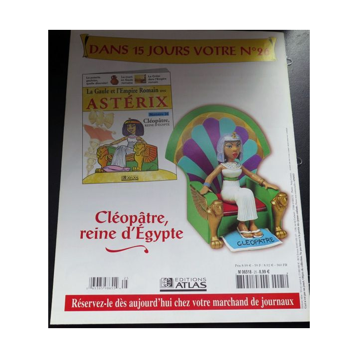 Gaule empire Romain avec Astérix n°25 Acidenitrix le conseiller fourbe