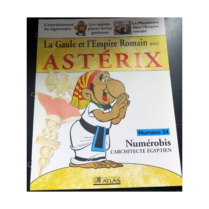 Gaule empire Romain avec Astérix n°24 Numérobis l'architecte égyptien 