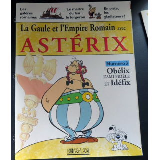 Gaule empire Romain avec Astérix n°3 Obélix l'ami fidèle et Idéfix