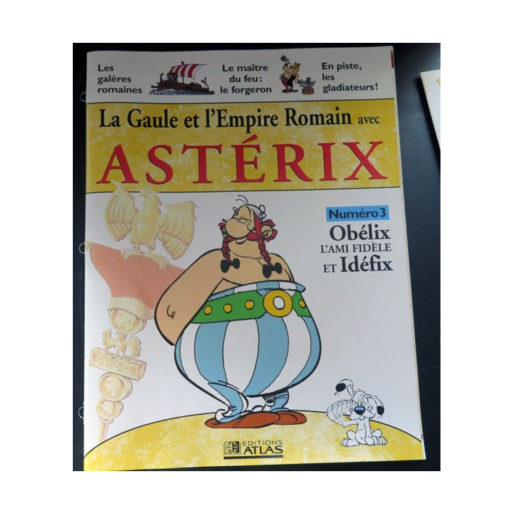 Gaule empire Romain avec Astérix n°3 Obélix l'ami fidèle et Idéfix