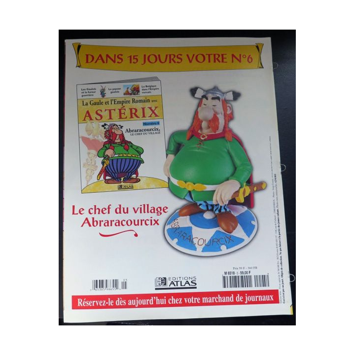 La Gaule et l'empire Romain avec Astérix n°5 Le centurion ed Atlas