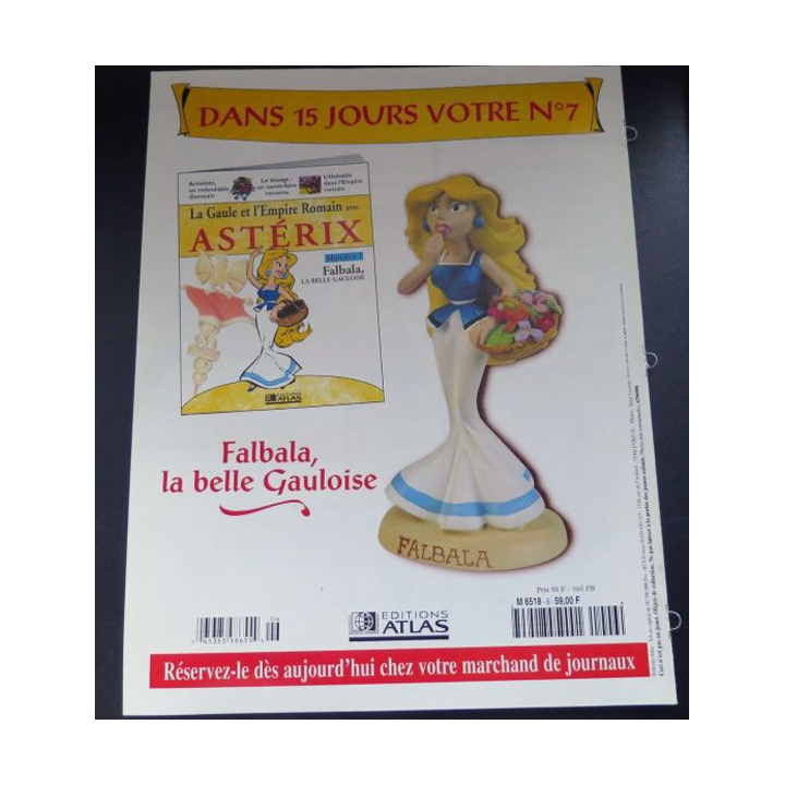 Gaule empire Romain Astérix n°6 Abraracourcix le chef du village