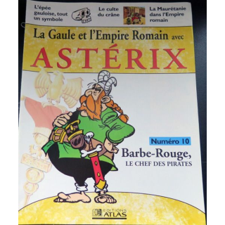 La Gaule  l'empire Romain avec Astérix n° 10 Barbe Rouge chef pirates