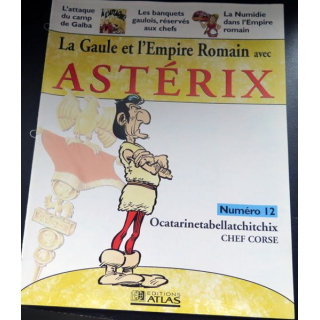 Gaule empire Romain Astérix n° 12 Ocatarinetabellatchitchix Chef Corse